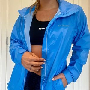 Beautiful Blue Columbia Windbreaker